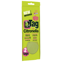 NAF Off Citronella Tag Attach To Tack Rugs Headcollar Mane or Tail Twin Pack