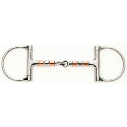 Lorina Copper Roller D Ring Race Snaffle Aids Steering Promote Salivation 5 - 6'