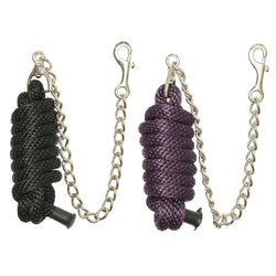Imperial Riding Stallion Chain Classic Leadrope With Snap Hook Black/Bordeaux