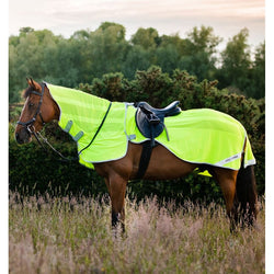 Horseware Amigo Flyrider Riding Rug Fly Rider Bug/Insect Protection HiViz Yellow