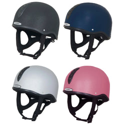 Champion Junior X-Air Plus Helmet Vented Skull Cap Black Navy Silver Pink 00 - 5