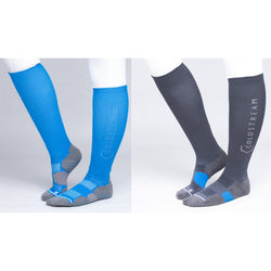 Coldstream Morriston Performance Socks Coolmax Fibers Anti-Bacterial Grey/Blue