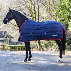 Whitaker Rastrick V2 200G Standard Mediumweight Stable Rug Navy/Red 4'9'- 7'0'