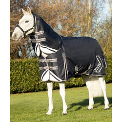 Hy Equestrian DefenceX Shield 50g 1200D Turnout Rug with Detachable Neck 5'0-7'3