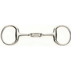 Lorina Dr Bristol Eggbutt Snaffle Angled Tongue Plate For Strong Horses 5-5.5'