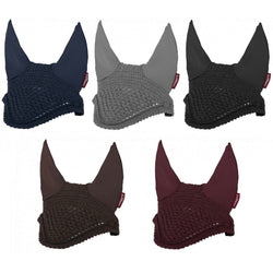 LeMieux Vogue Crochet Fly Hood Veil Ear Net Ears Black/Brown/Navy/Grey/Burgundy