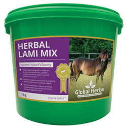 Global Herbs Herbal Lami Mix Hoof Health Laminitis Support HorseandPony Supplement
