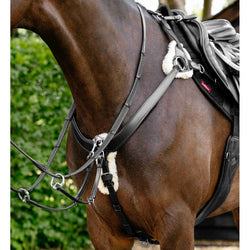 LeMieux 5 Point Bridge Breastplate and Removable Martingale Ergonomic Adjustable