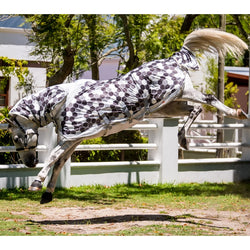 Equilibrium Field Relief Fly Rug Lightweight UV Protection Hexagon Print 5'6-7'0