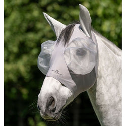 Horseware Defense Fly Mask Lycra Strech Bug/Insect/Midge/UV Ear and Eye Protection