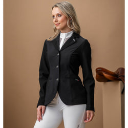 Horseware AAPlatinum Ladies Bonded MotionLite Mesh Competition Jacket Black/Navy