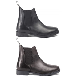 Brogini Pavia Adults Short Leather Riding Jodhpur Boots Brown/Black UK 3.5-11