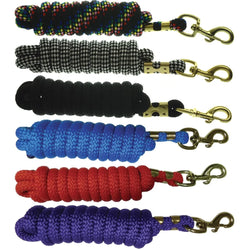 Hy Equestrian Plaited Lead Rope 3m Leadrope With Quality Trigger Clip AllColours
