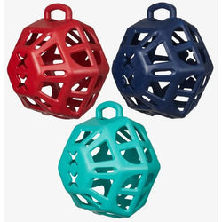 LeMieux Hay Ball Stable Slow Feeding Field Boredom Buster Lagoon/Chilli/Navy 2kg