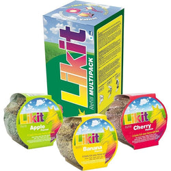 Likit Refill Multipack Boredom Breaker Lick Apple Banana Cherry Large 650g x 3