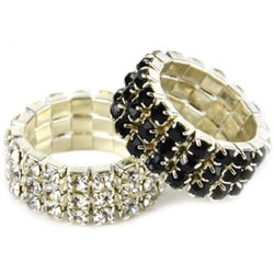 Lincoln Diamante Plaiting Bands Blingy Crystal Sparkle Dressage/FancyDress/Smart