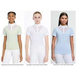 LeMieux Young Rider Eva Short Sleeve Show Shirt Teens Kids Competition Top 7-14