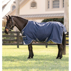Horseware Rhino Pony Turnout Rug 100g Lightweight Tough 1000d Navy 3'9'-5'9'