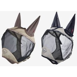 LeMieux Kudos AeroGuard Half Face Fly Mask Mesh Turnout Eyes and Ears Protection
