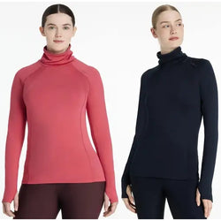LeMieux Sara Snood Base Layer Mesh Vent UV Long Sleeve Wicking Tech Top UK6-18