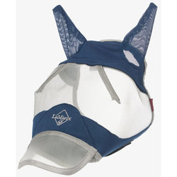 LeMieux Hobby Horse Fly Mask Kids Toy Pony Fly Hoody Accessory Navy/Silver