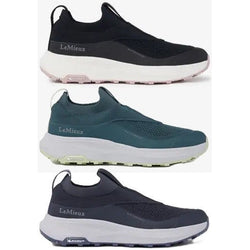 LeMieux Kanta Slip On Waterproof Trainers All Weather Tough Black/Navy/Jungle
