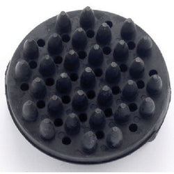 Lincoln Circular Rubber Curry Comb Deep Penetrating Grooming Brush Removes Dirt