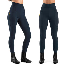 Whitaker Alderley Young Rider Kids Youths Stretch Knee Grip Riding Tights 4-16yr