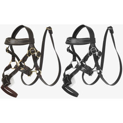 LeMieux Toy Grackle Bridle Real Leather Pony Kids Play Horse Tack Black/Brown