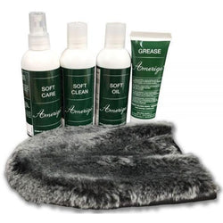 Amerigo Soft Clean Grease Oil Care or Full Set Premium Leather Tack Cleaning Kit