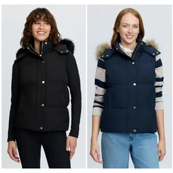 LeMieux Margot Hooded Gilet Warm Fleece and Faux Fur Lined Parka Puffer Vest 6-18
