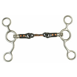 Lorina Sweet Iron Link Tom Thumb Gag Horse Bit For Softness and Mouthing 4.5' - 6'