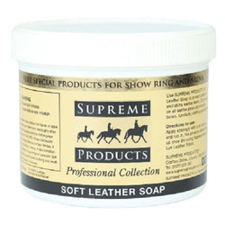Supreme Products Soft Leather Saddle Soap Softens Refreshes Adds Shine 450gm