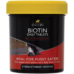 Lincoln Biotin Daily Tablets Hoof Supplement in Easy Treat Form For Fussy Eaters