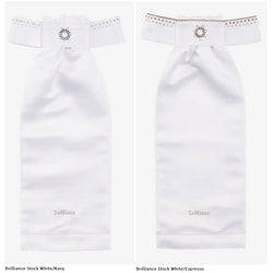 LeMieux Brilliance Stock Ready Tied Satin Sparkle Hunt/Show/Dressage/Event Tie