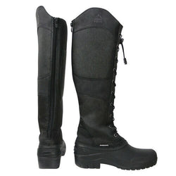 Hy Equestrian Adults Mont Maudit Winter Boots Warm Yard/Riding Boots Black 36-41