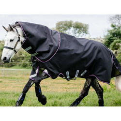 Horseware Rambo Supreme Turnout Rug 0g 1680D Light weight Plus Hood 5'0-7'3'