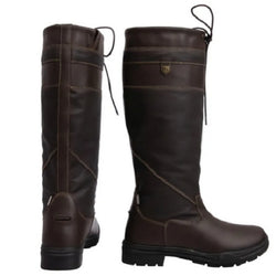 Hy Equestrian Tideswell PremiumLeather Waterproof Country Boot Brown Adult 36-41
