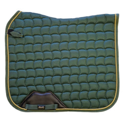 Gallop Deluxe Dressage Saddle Pad Square Quilted Saddle Cloth Green Cob-XFull