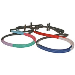 JHL Rubber Training Reins Multi-Coloured Rubber Grip Reins Pony/Cob-Full