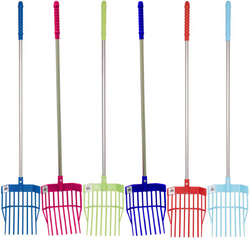 Faulks and Cox Red Gorilla Tubtrug Tidee Bedding Fork Mini XS Shavings Fork Tool