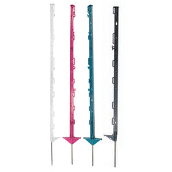 Agrifence Easypost Electric Fence Posts 105cmx10 Wire/Tape White/Pink/Blue/Black
