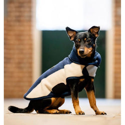 Horseware Rambo Signature Dog Fleece Wicking Warm Cosy Rug Navy/White XXS-XXXL