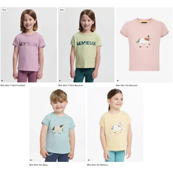 LeMieux Mini Alex T-Shirt Tee Soft Comfy Kids Super Soft Pony Top Age 3-10