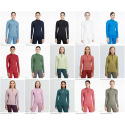 LeMieux Young Rider Classique Long Sleeve Base Layer Teens Kids Wicking XC Top