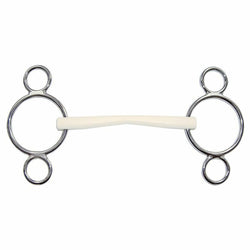 Sprenger Duo 3-Ring 'Vienna' Show Jumping Bit Flexible Gentle 125-145mm 41302