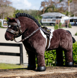 LeMieux Toy Pony Hunter Saddle Pad and Girth Kids Mini Play Fluffy Horse Tack Set