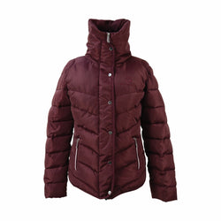 Coldstream Ladies Kimmerston Short Quilted Warm Winter Coat Windsor Wine Large