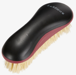LeMieux Dandy Brush Deep Clean Ergonomic Silicone Grip Grooming Mud Sweat Dirt