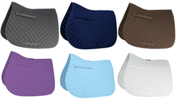 Hy Equestrian Showjump Saddle Cloth High Wither SaddlePad Black/Navy/Brown/White